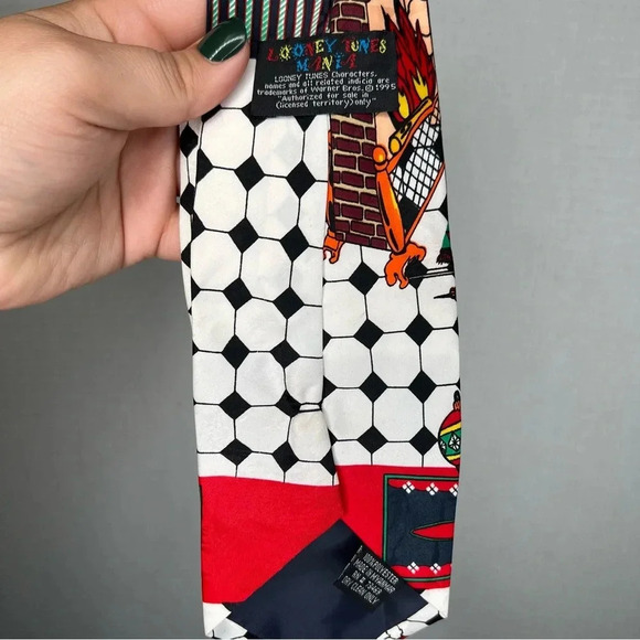Looney Tunes Mania |‎ Christmas Edition Tie Men’s Vintage - Picture 5 of 5